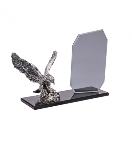 HZ-288 KRİSTAL PLAKET KARTALLI